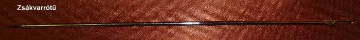Zsákvarrótű nagy lyukú, 6,5 cm-es, Tapet Needles, 40 Ft/db  (25 db-os) Cseh