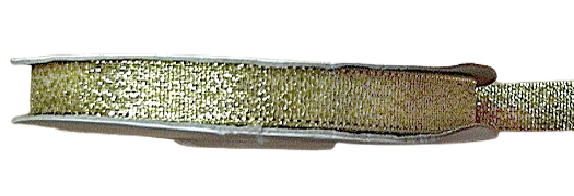 LUREX. Arany vagy ezüst lurex szalag, 10 mm.  45 Ft/méter ( 22 m)