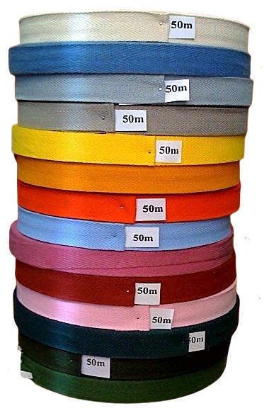 Köpper szalag 25 mm, több színben 194 Ft/méter ( 50 méter) 