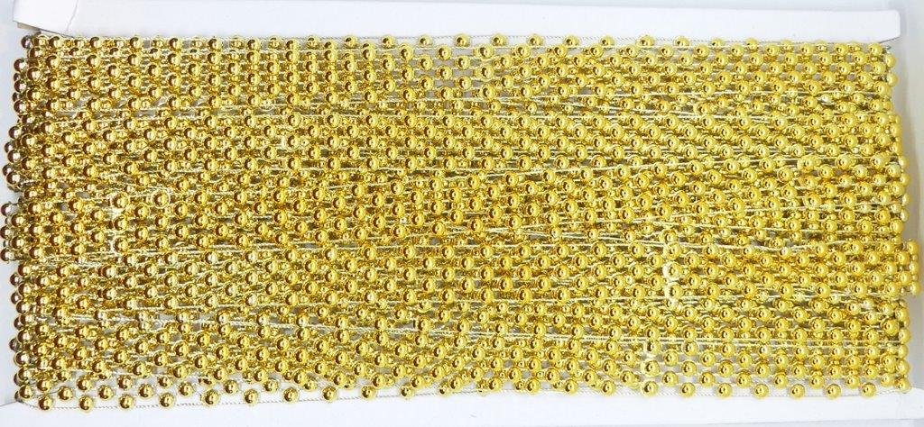 Félgyöngyös szalag arany, 14 mm széles. 330 Ft / m (9 méteres) 